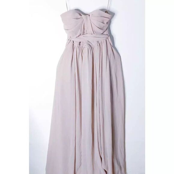 NWT Birdy Grey Dress CHICKY CONVERTIBLE DRESS Formal Pale Blush XL Formal - Picture 1 of 11
